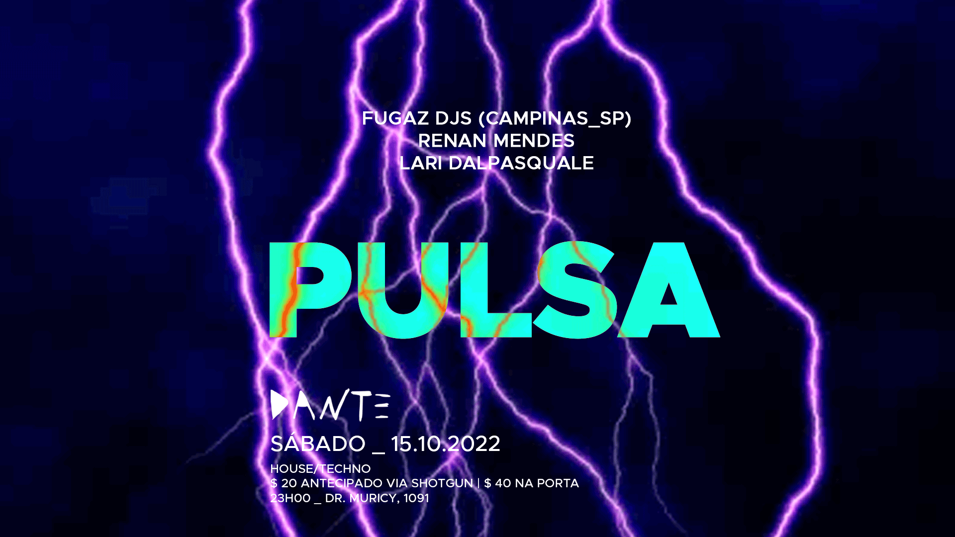 Dante: Pulsa 15 Out 2022