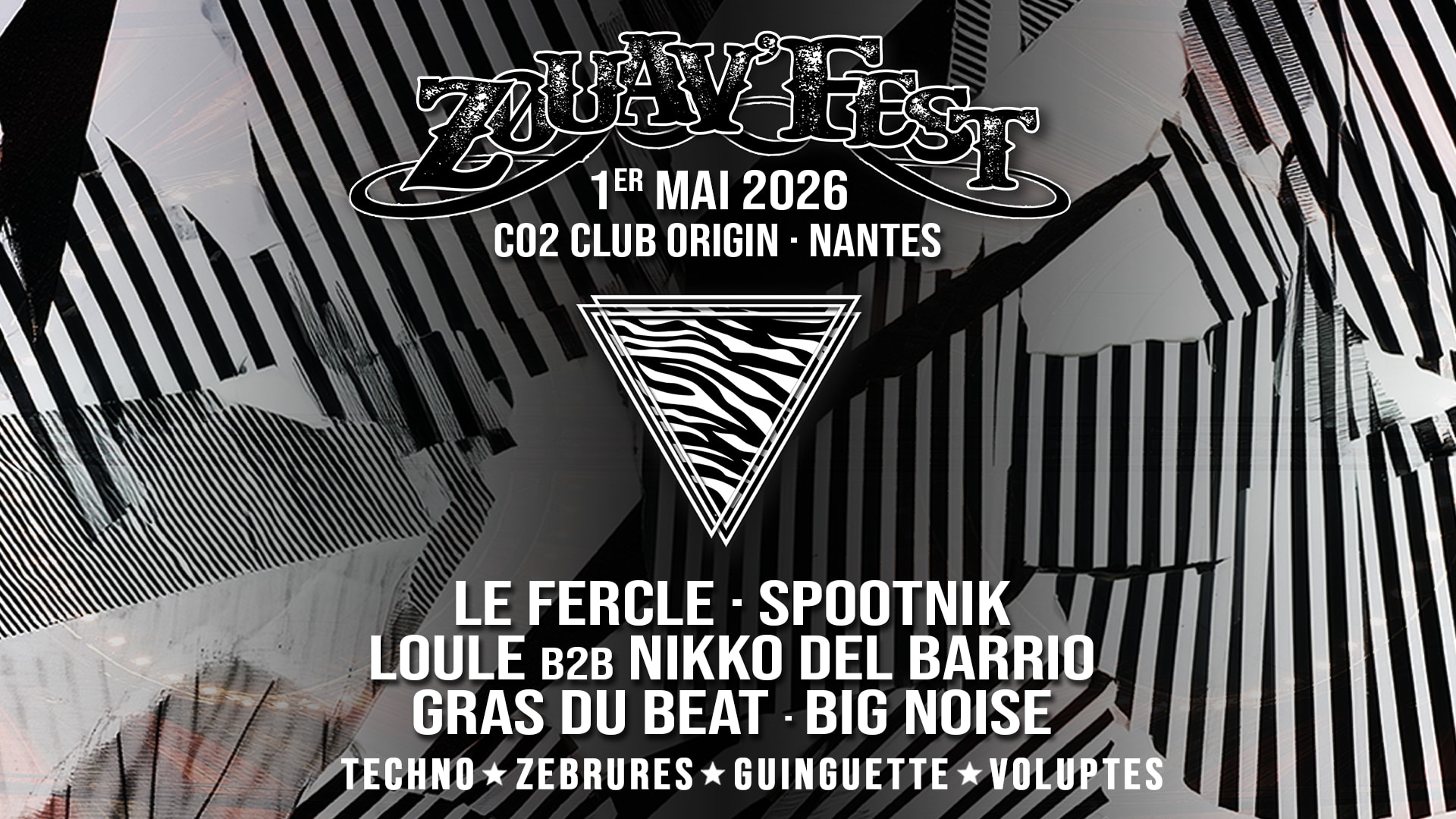 Zouav'fest @Co2, Nantes : Le Fercle, Spootnik, Gras Du Beat