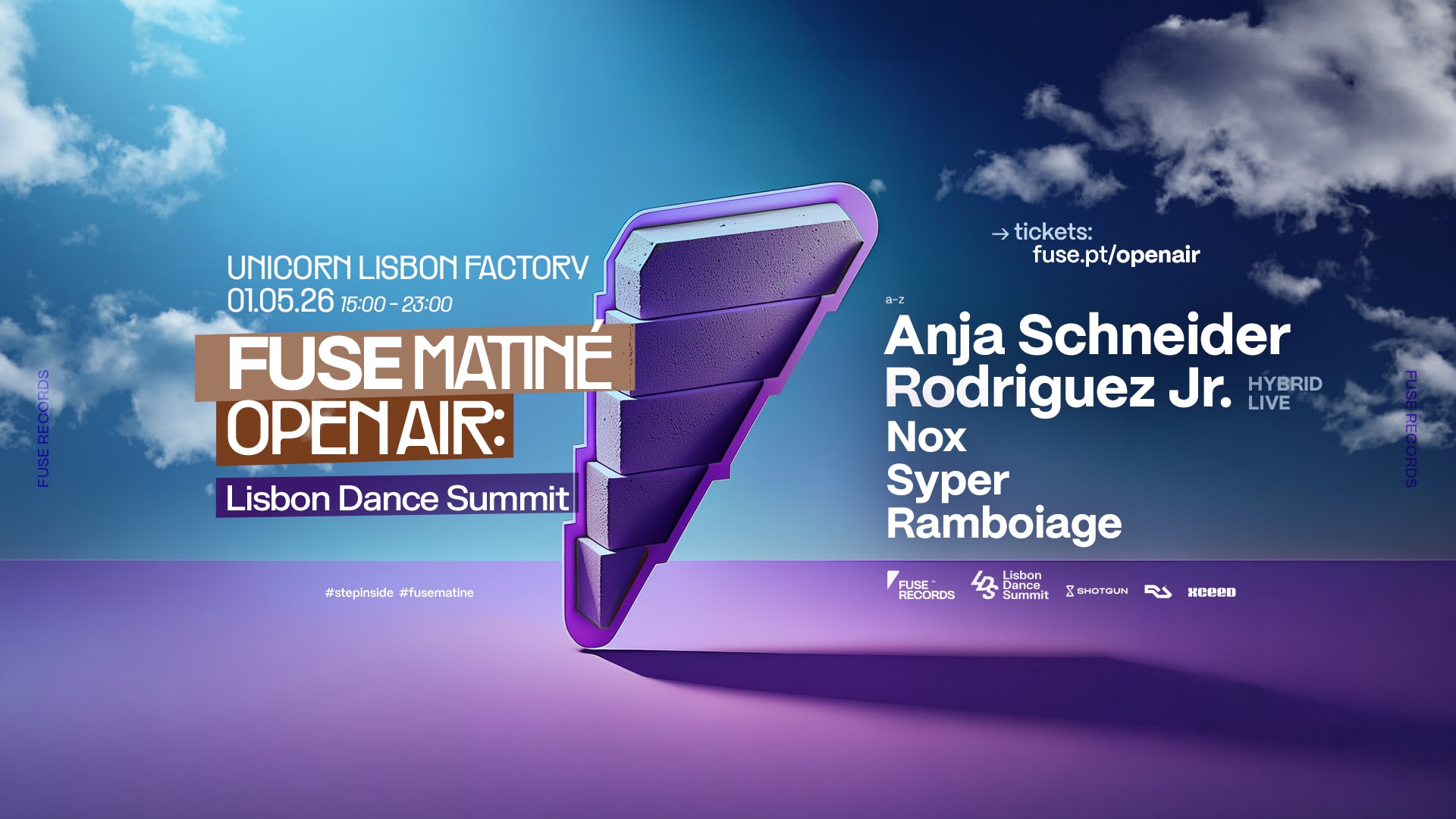 Fuse Matiné Open Air: Lisbon Dance Summit (New Date)