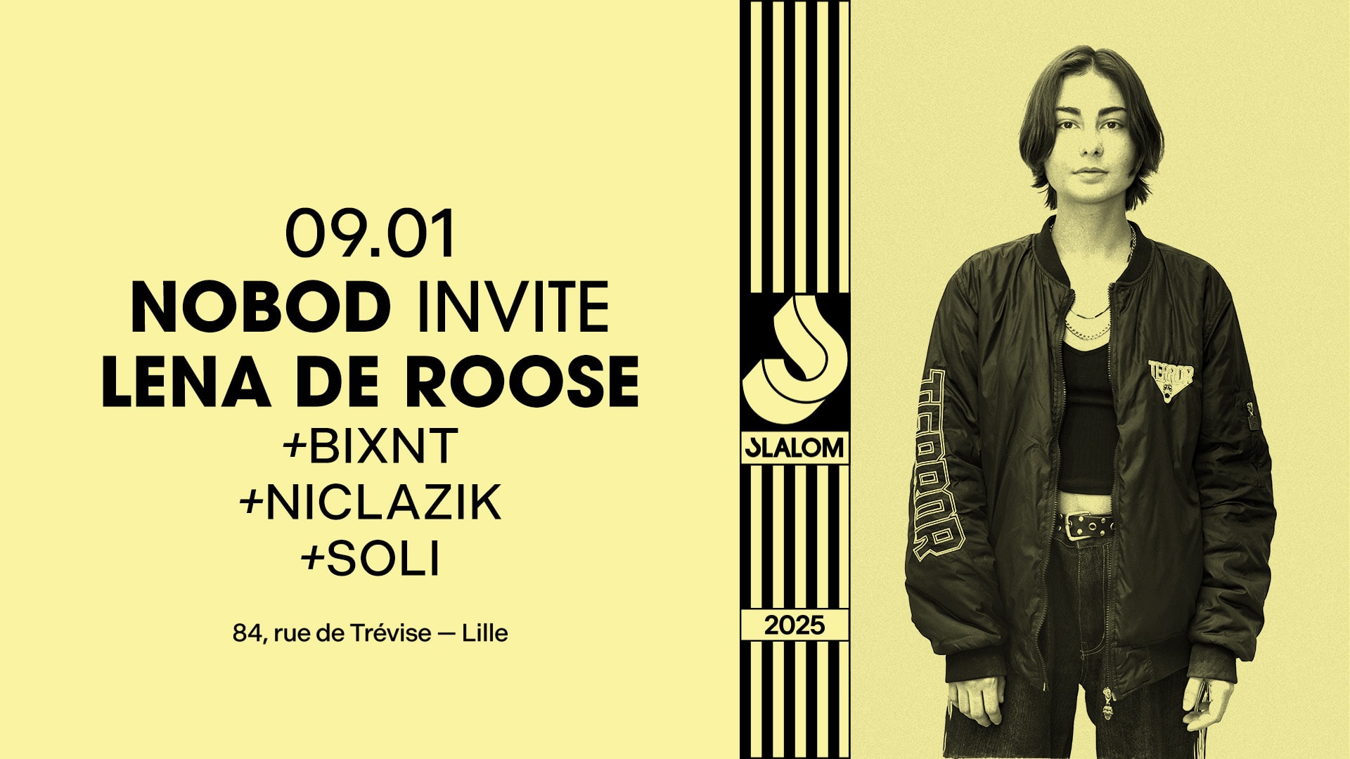 Slalom : Nobod Invite Lena De Roose (Gratuit Av. 01h)