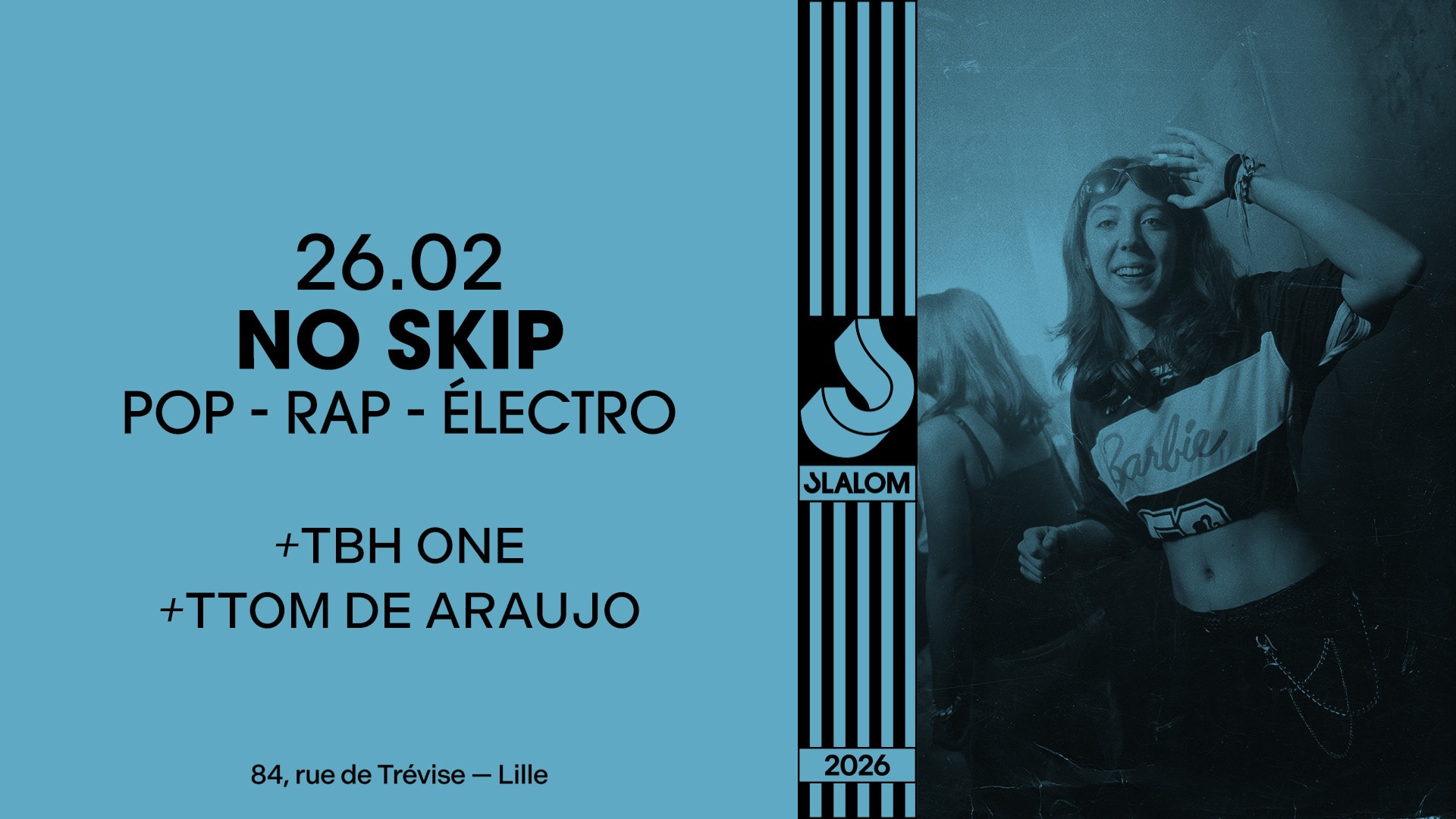 Slalom : No Skip - Pop, Rap, Electro [Gratuit Av. 01h]