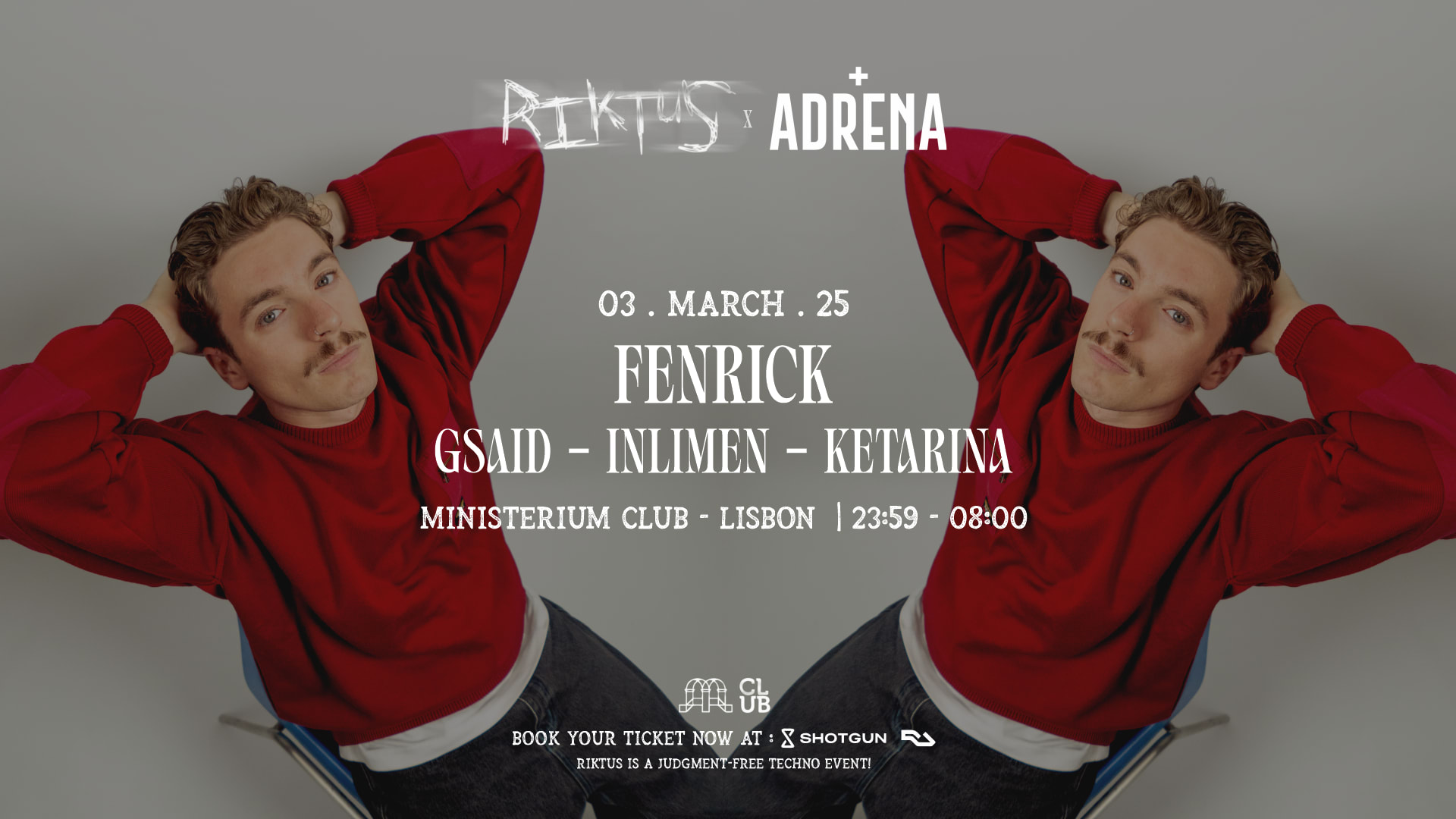 Riktus X Adrena | Carnival With Fenrick (Portugal Debut)