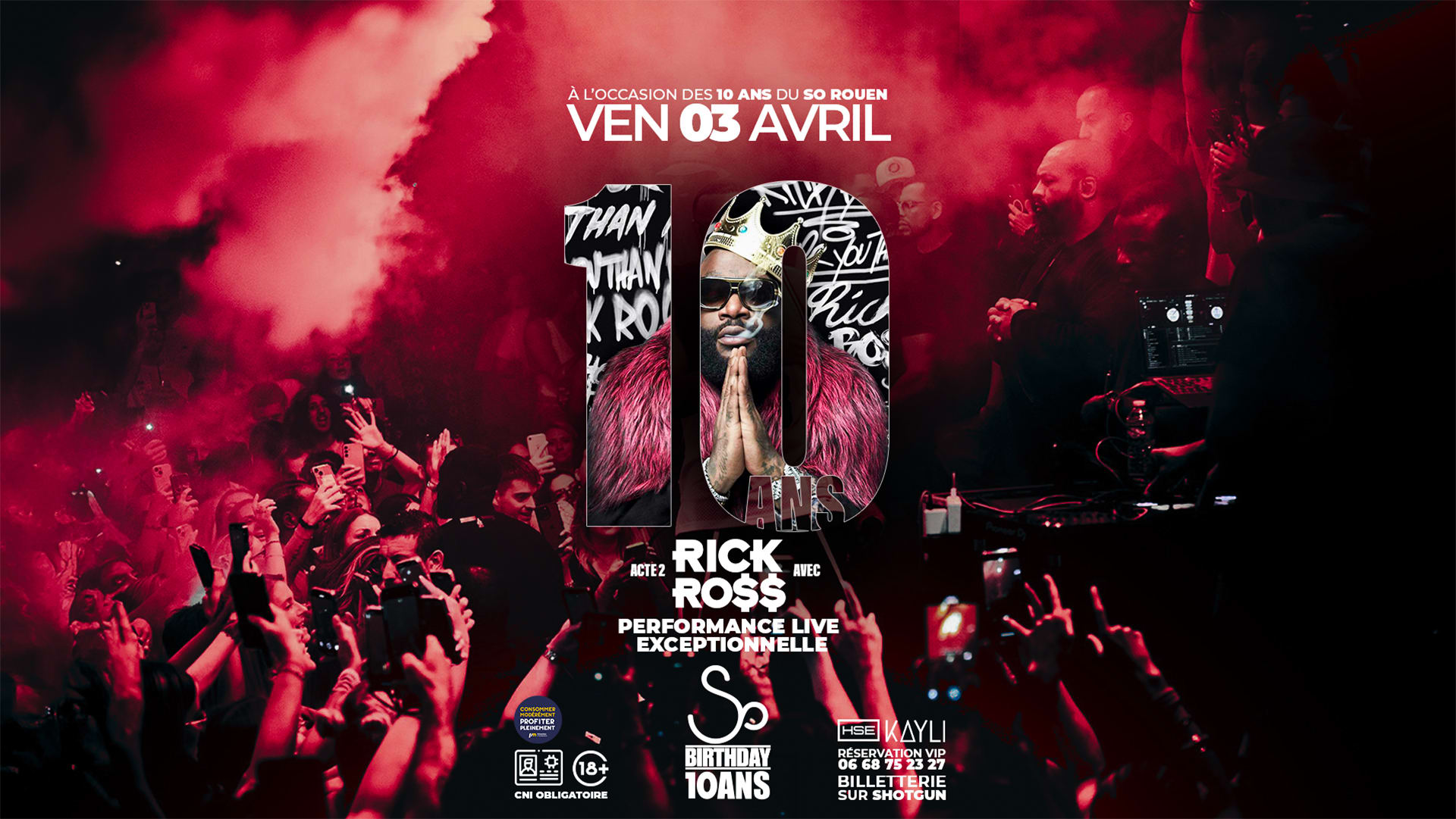 10 Ans (Acte 2) Rick Ross Live Performance