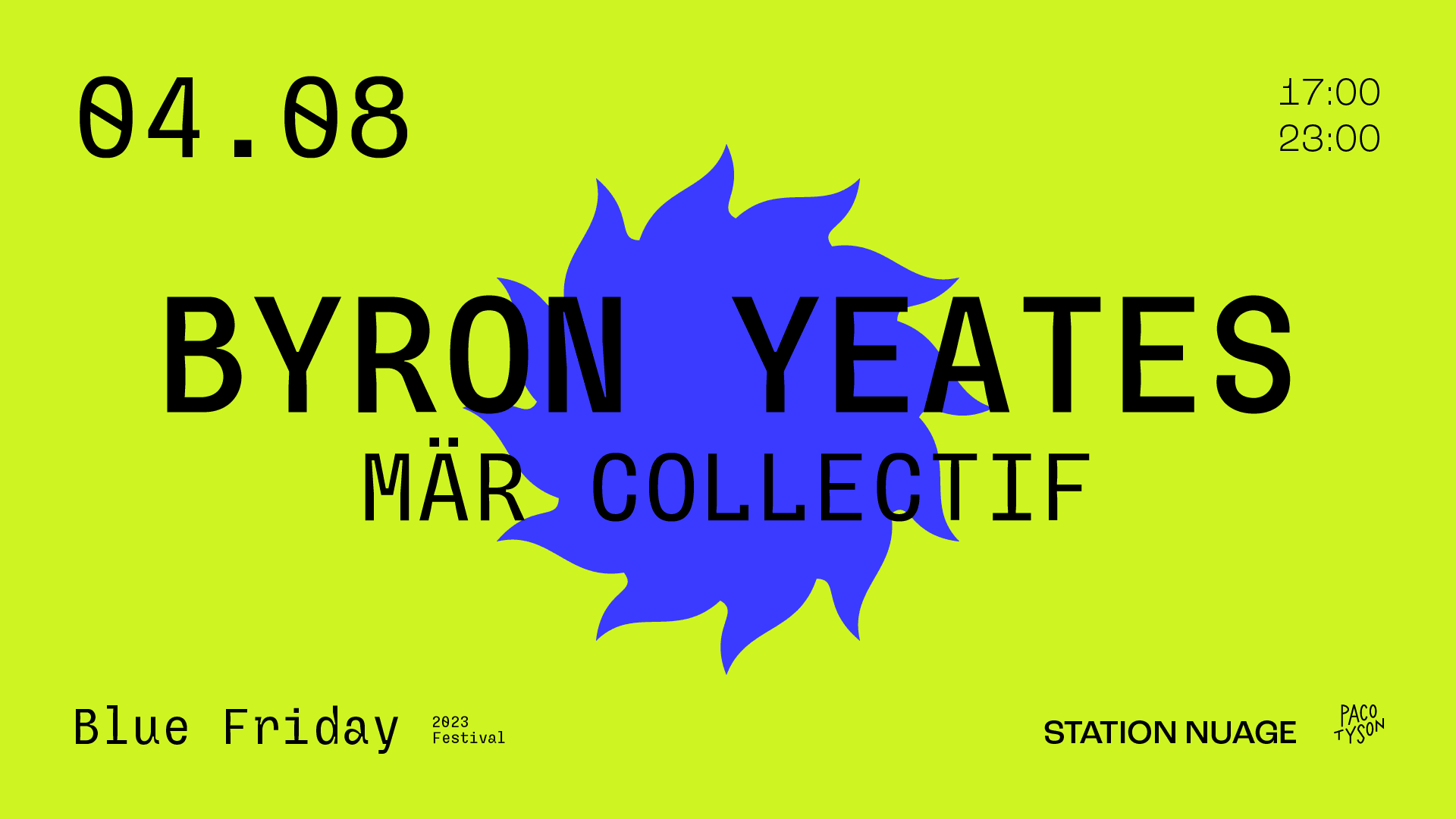 Blue Friday W/ Byron Yeates, Mär