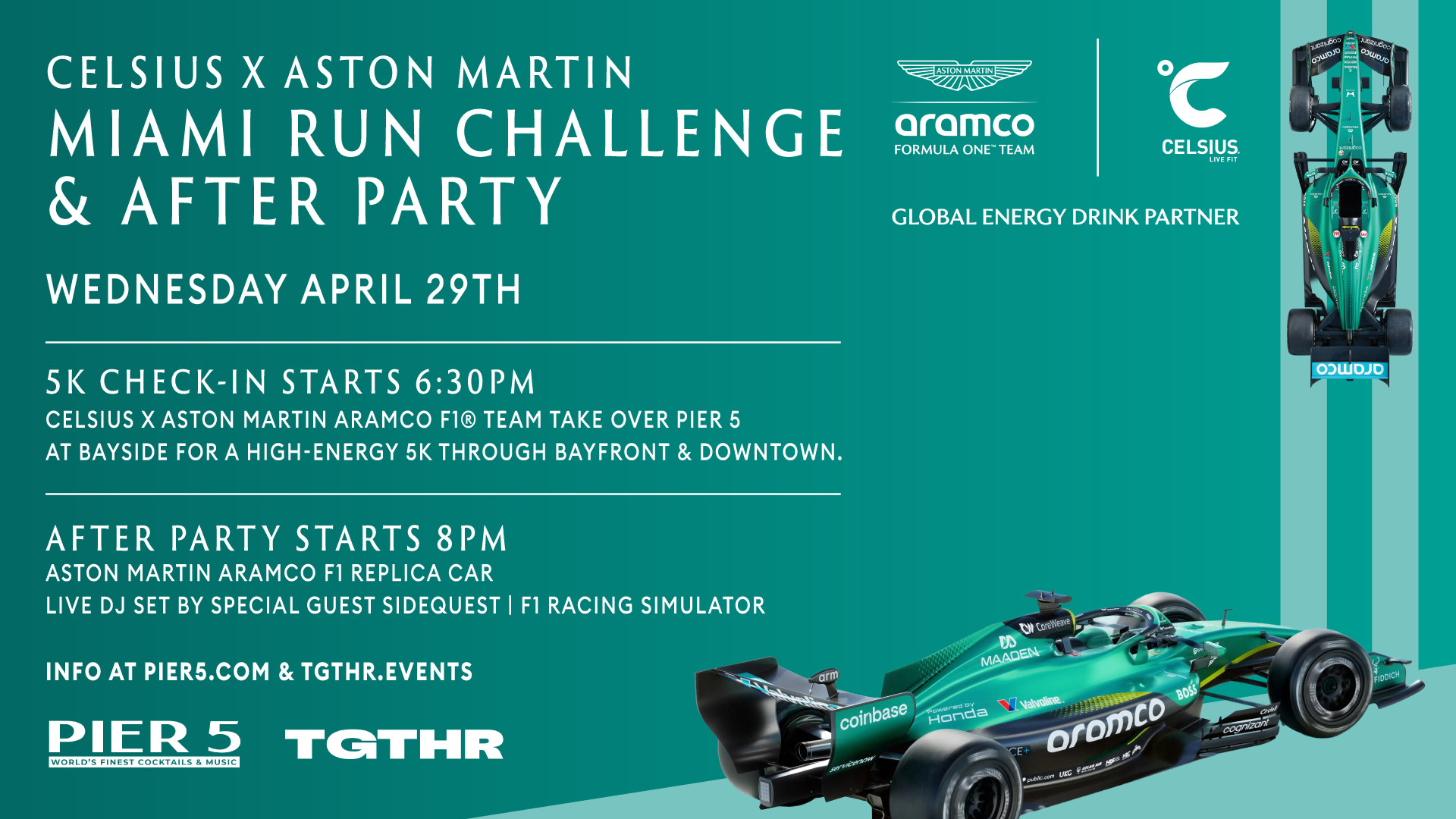 Celsius X Aston Martin Aramco F1 Team: Miami Run Challenge