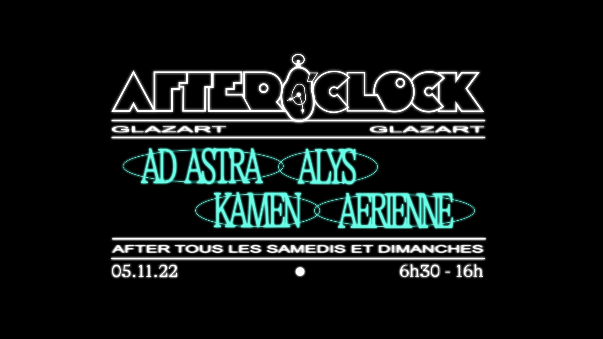After O'clock : Ad Astra, Aérienne, Alys, Kamen