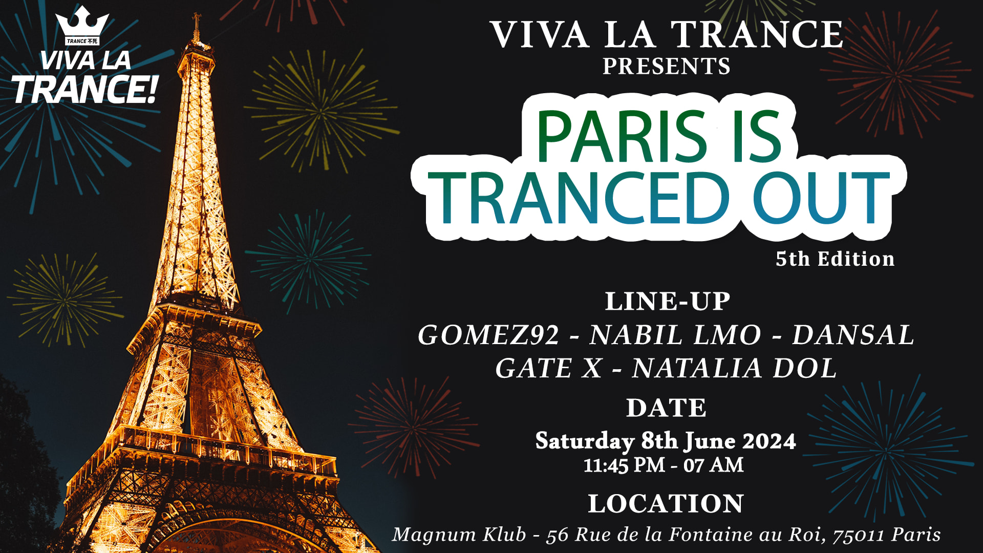 Paris Is Tranced Out