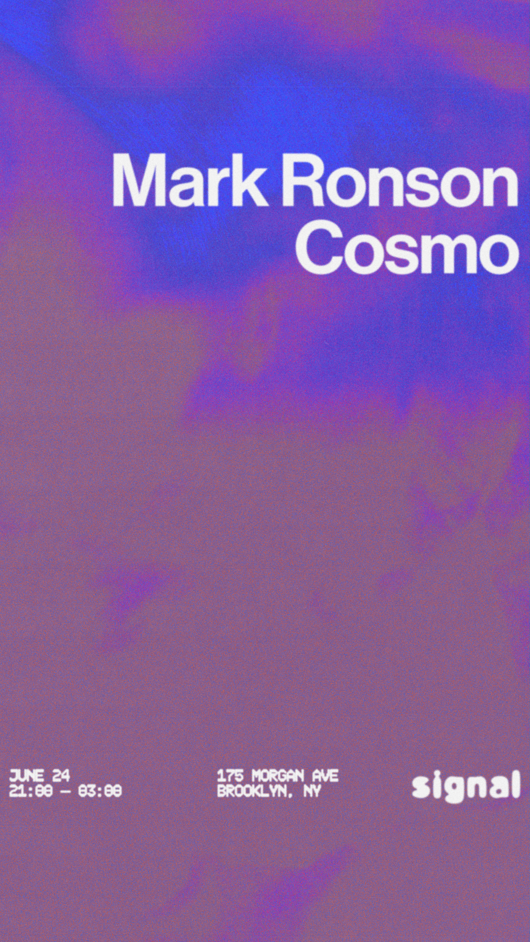 Mark Ronson + Cosmo