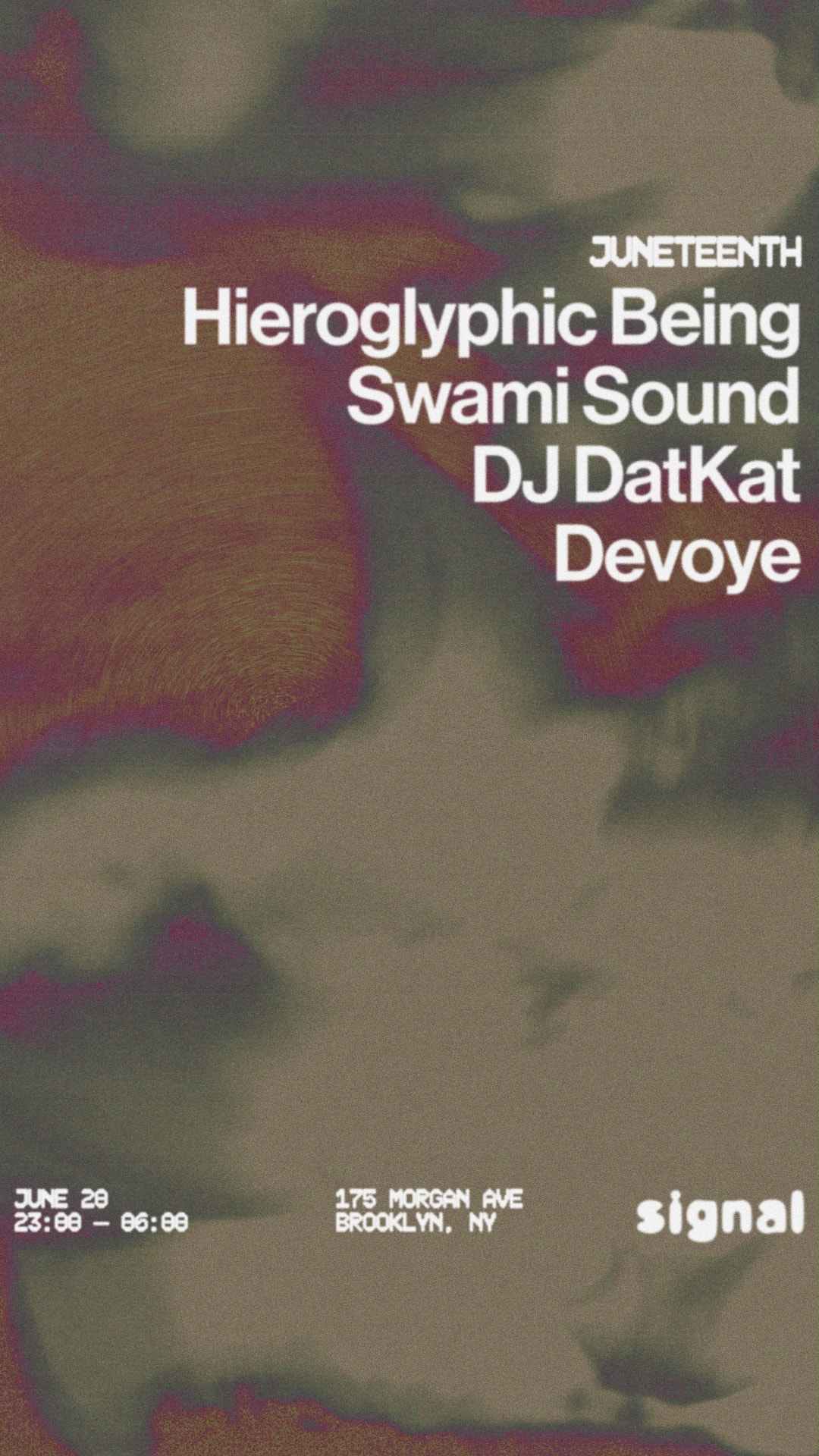 Juneteenth: Hieroglyphic Being, Swami Sound,Dj Datkat,Devoye