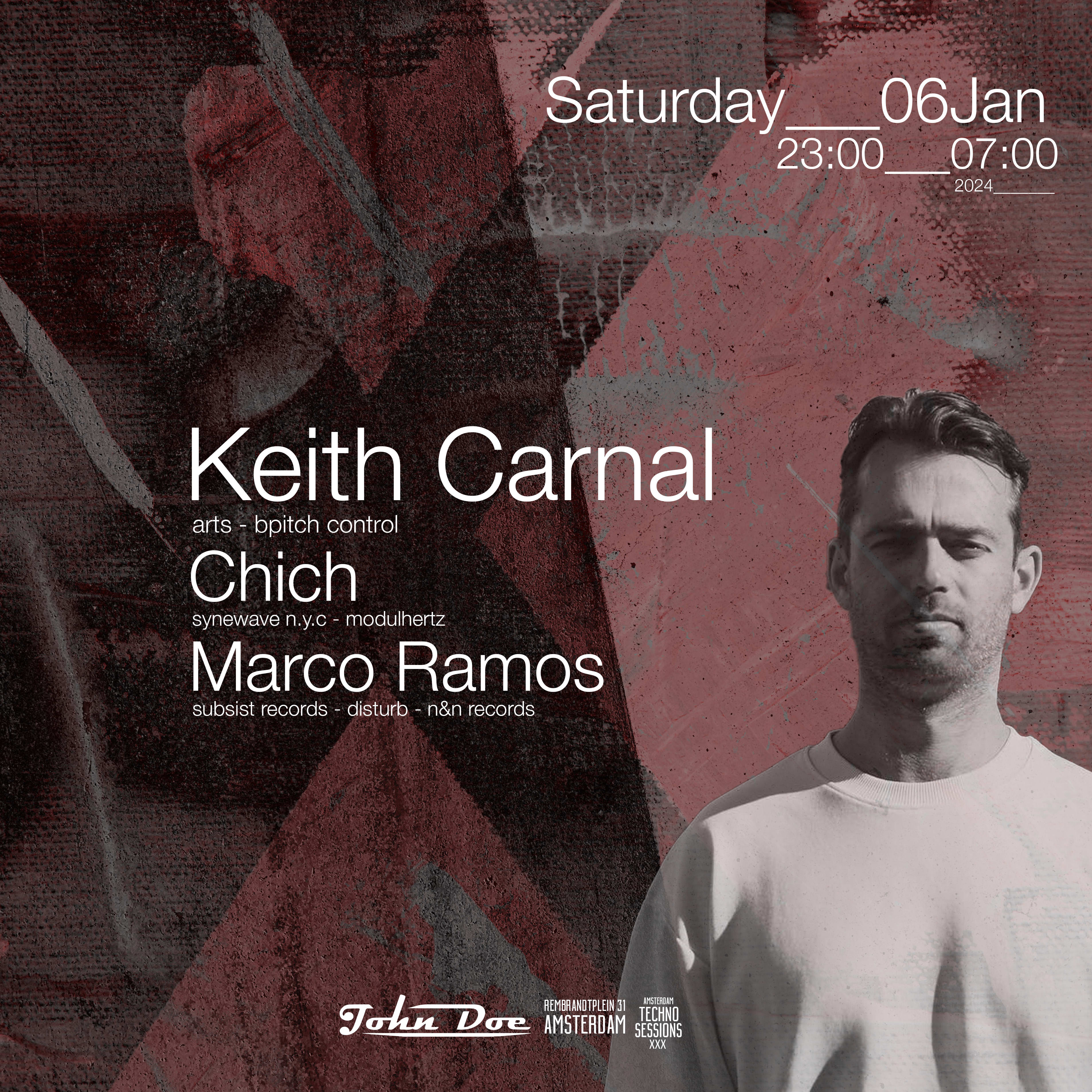 Amsterdam Techno Sessions W/ Keith Carnal (Bpitch Control)