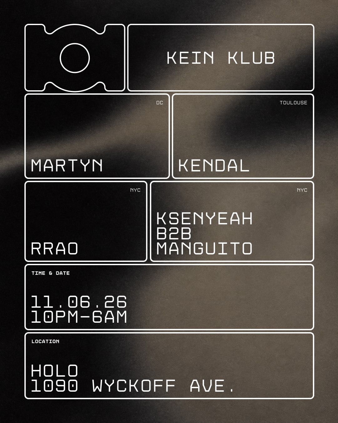 Kein Klub: Martyn, Kendal ++