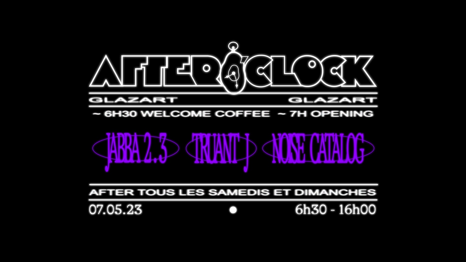 After O'clock : Jabba 2.3, Truant J, Noise Catalog