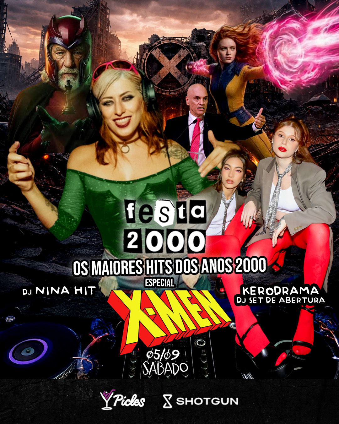 Festa 2000 Especial X-Men - Nina Hit + Kerodrama