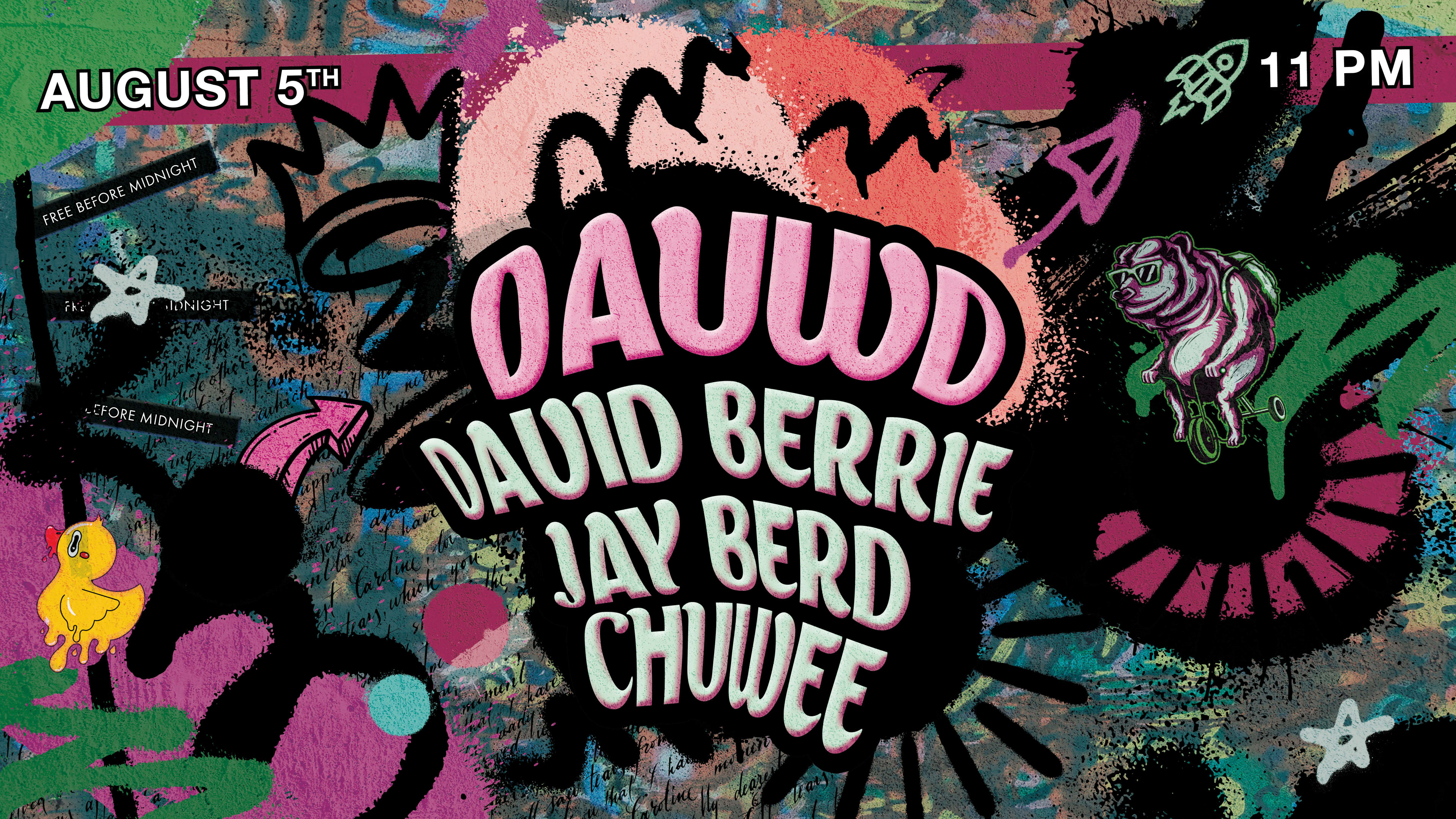 Apollo Studio With Dauwd, Jay Berd, David Berrie, Chuwee