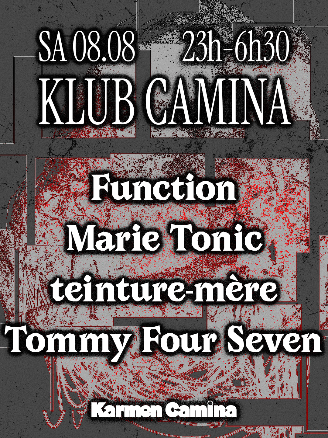 Klub Camina [Function(3h30 Set), Tommy Four Seven(3h Set)&+]