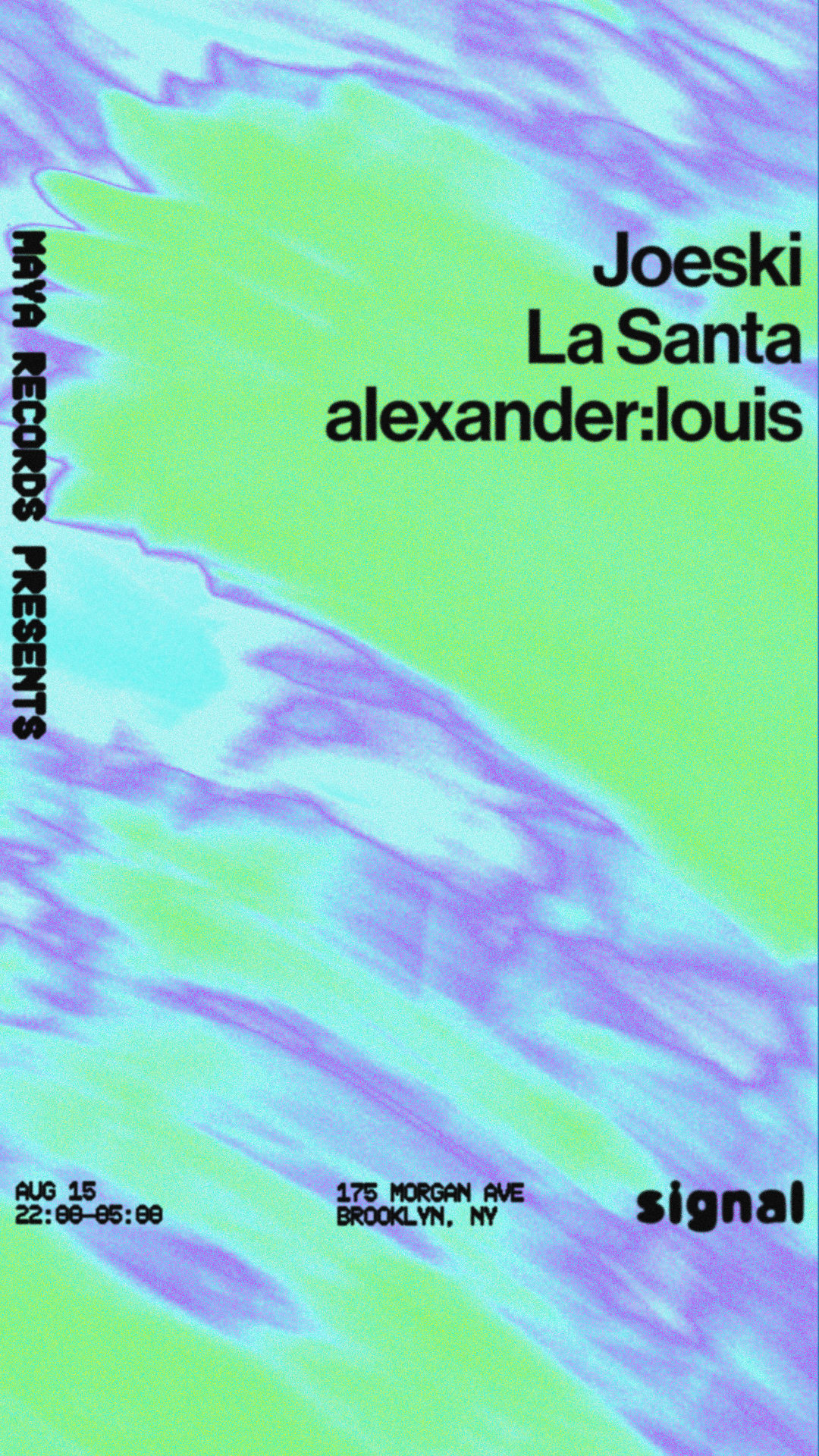 Maya Records Presents: Joeski, La Santa, Alexander:Louis