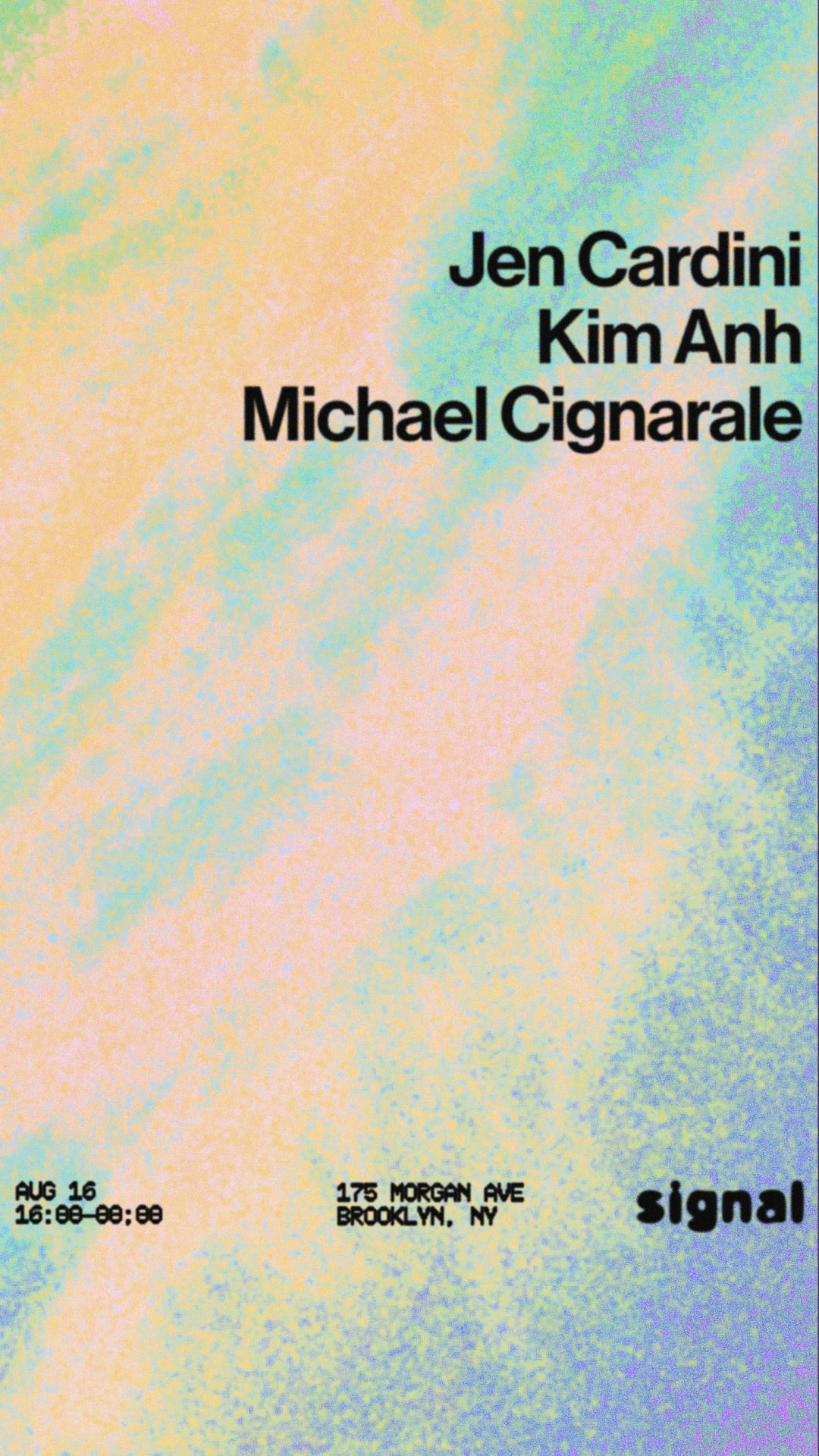 Jen Cardini, Kim Anh, Michael Cignarale