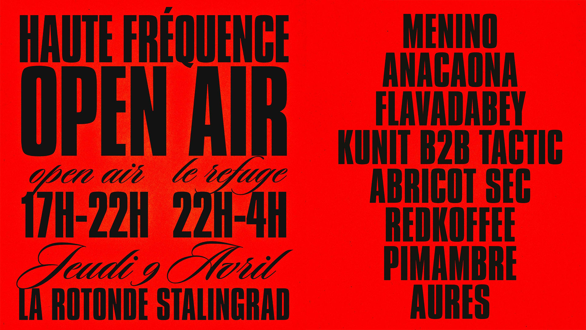 Haute Fréquence - Open-Air & Club
