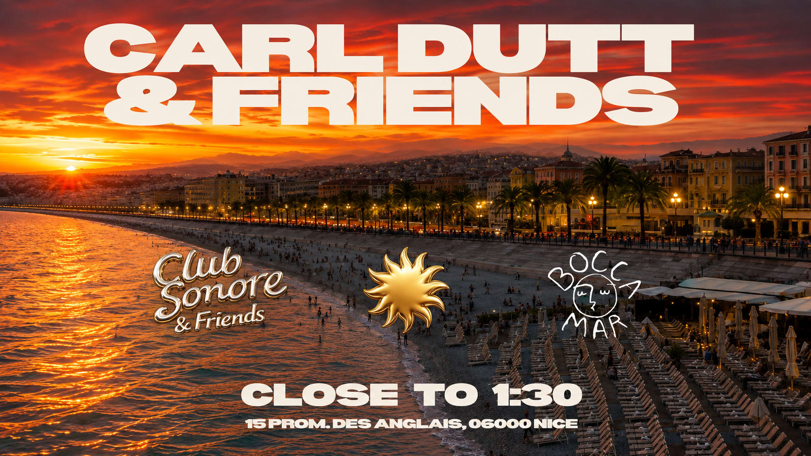 Club Sonore X Carl Dutt & Friends X Wednesday 26 August