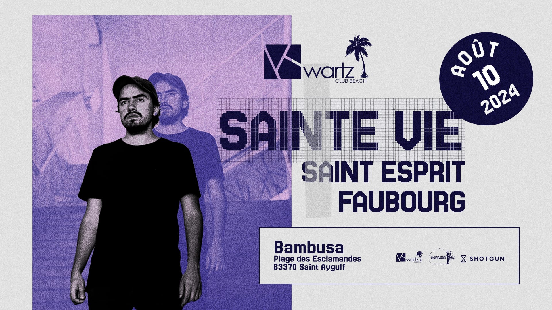 Kwartz Club Beach Invite Sainte Vie
