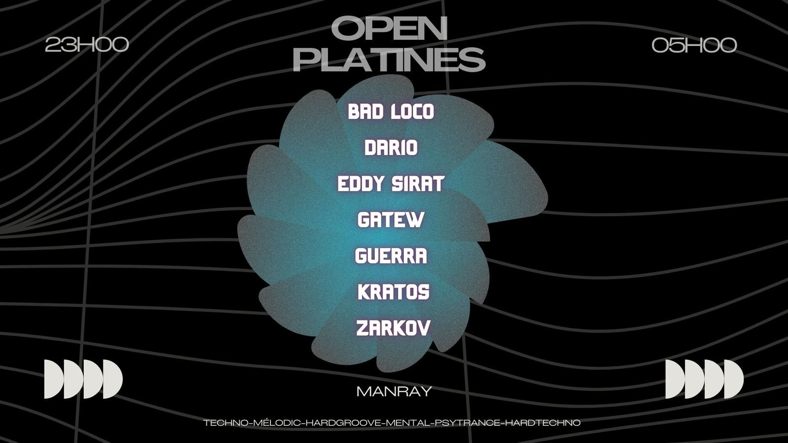 Open Platines Manray