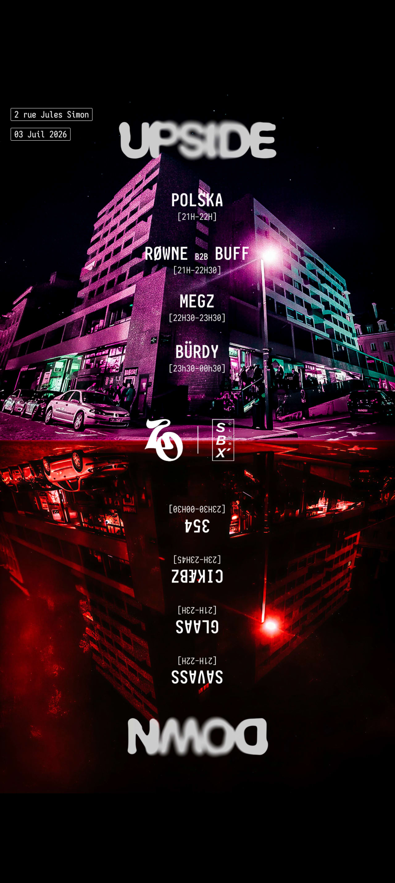 Zowne X Sbx : Upside Down