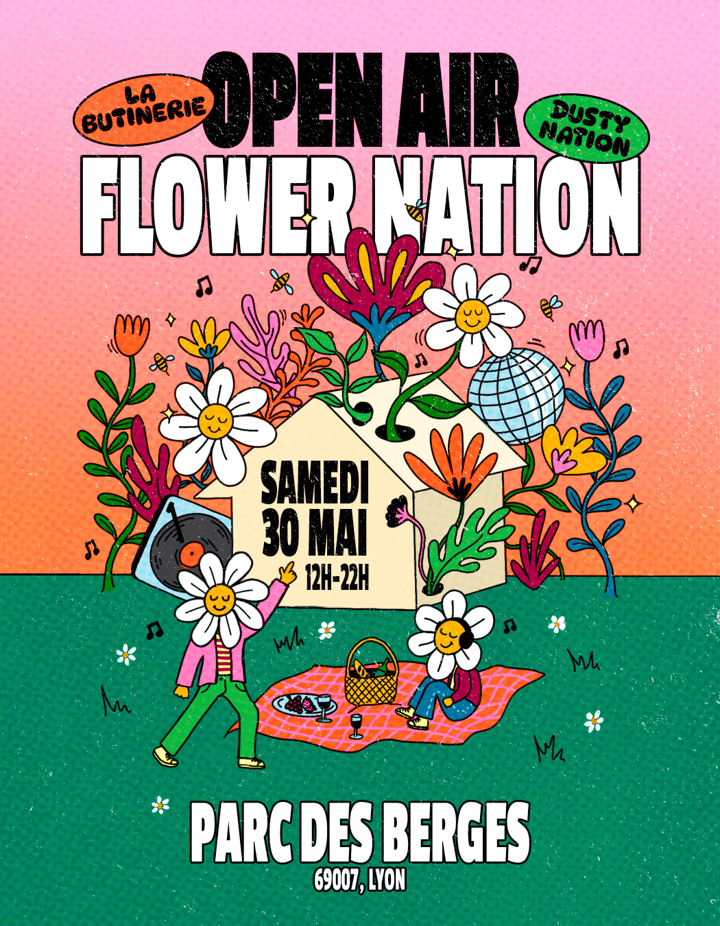 Open Air - Flower Nation By La Butinerie X Dusty Nation