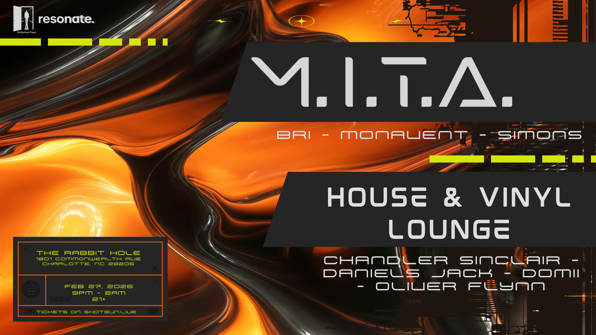 Resonate & Backrooms Presents: M.I.T.A.