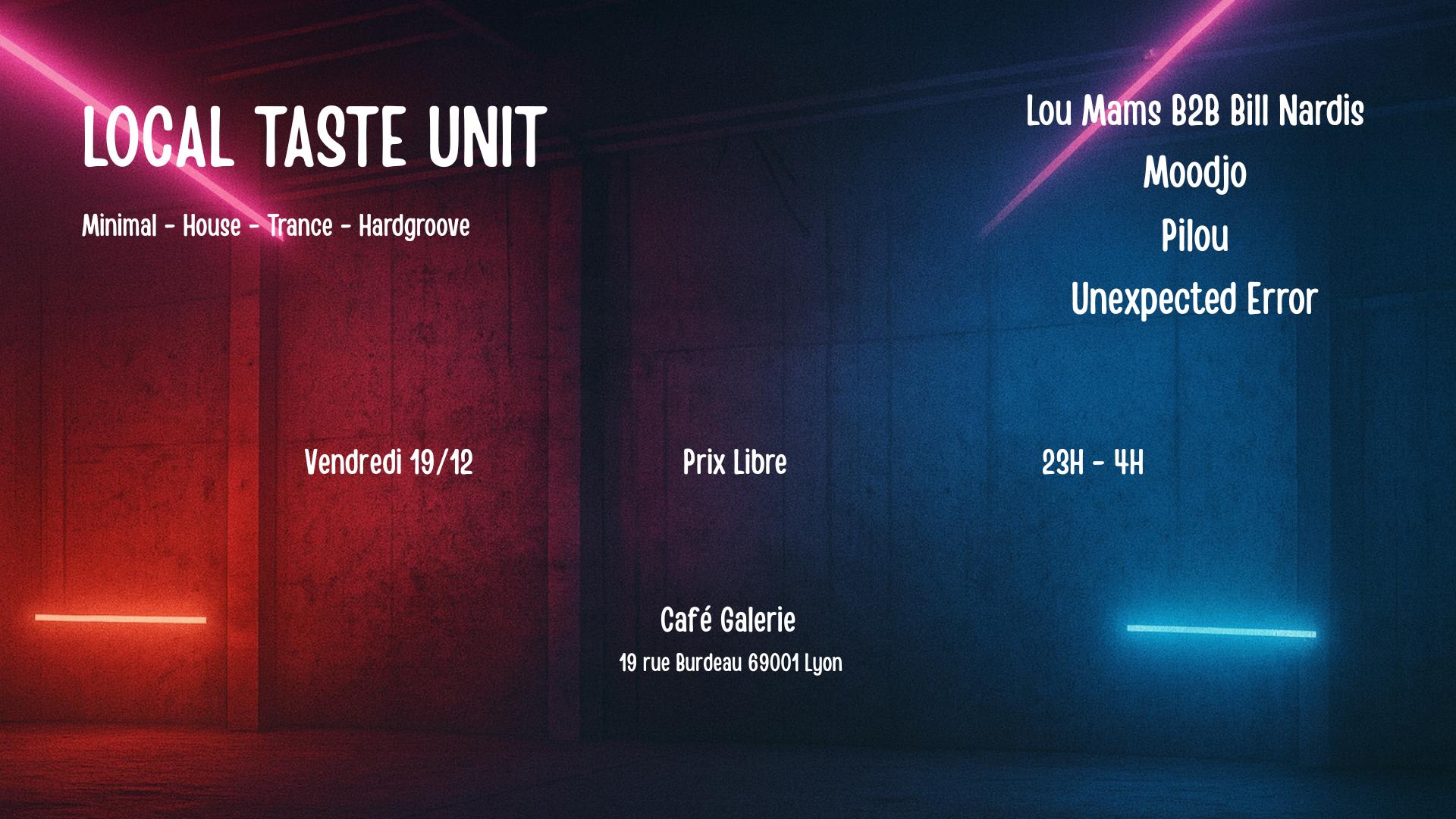 Local Taste Unit - Café Galerie