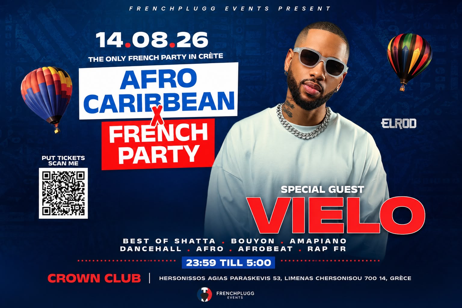 Afro Caribbean X French Party: Dj Vielo Takeover
