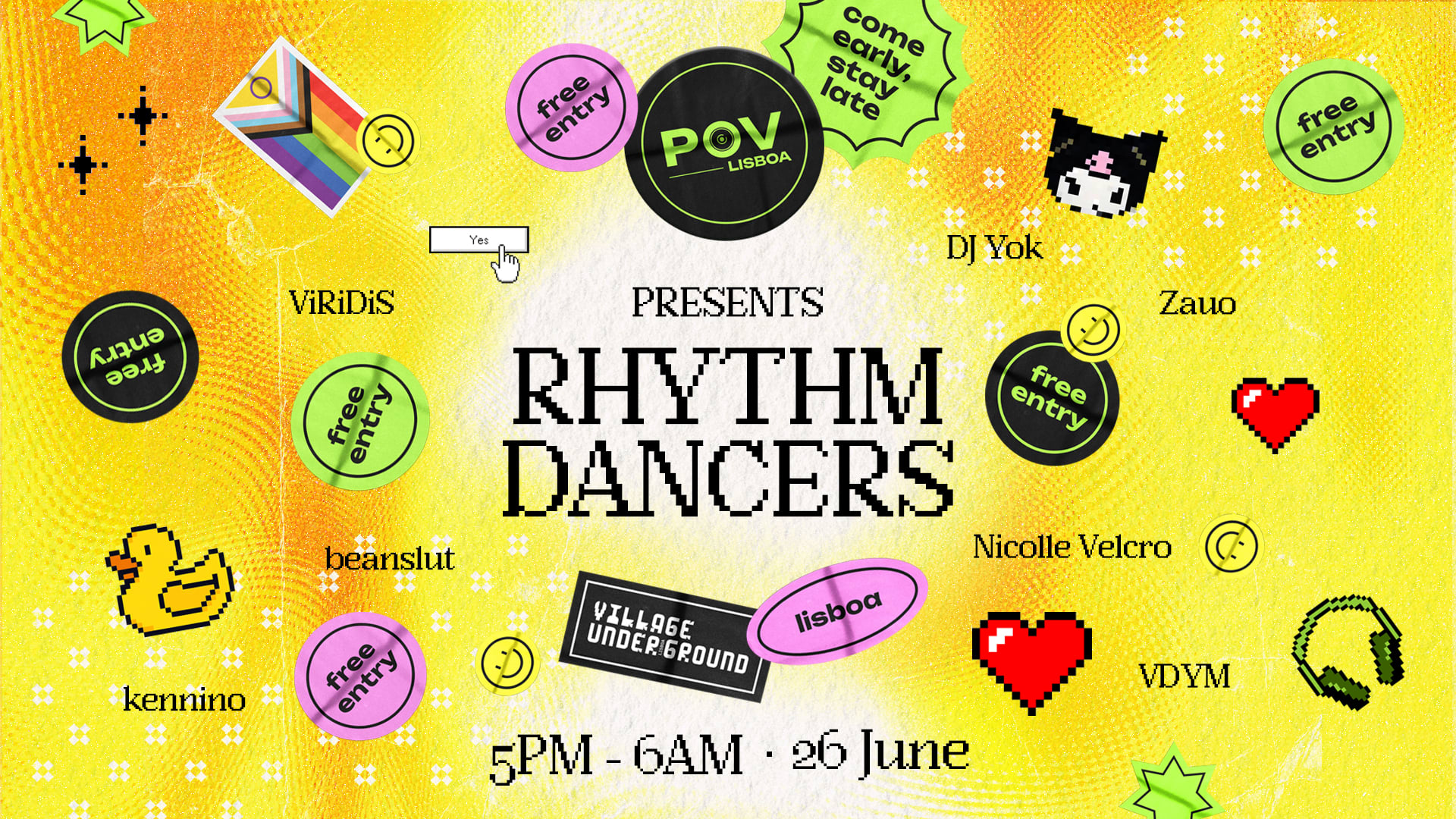 Pov Presents: Rhythm Dancers [Free Event]