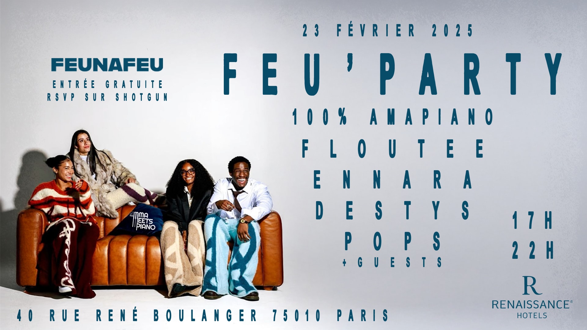 Feu'party Sunday Day Party 100% Amapiano