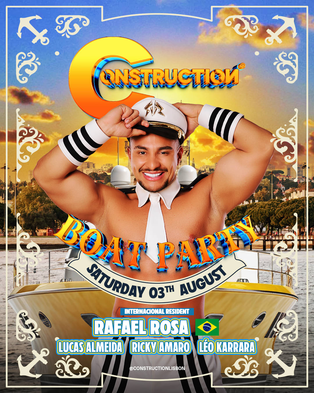 Boat Party 2024 Construction Lisbon Club
