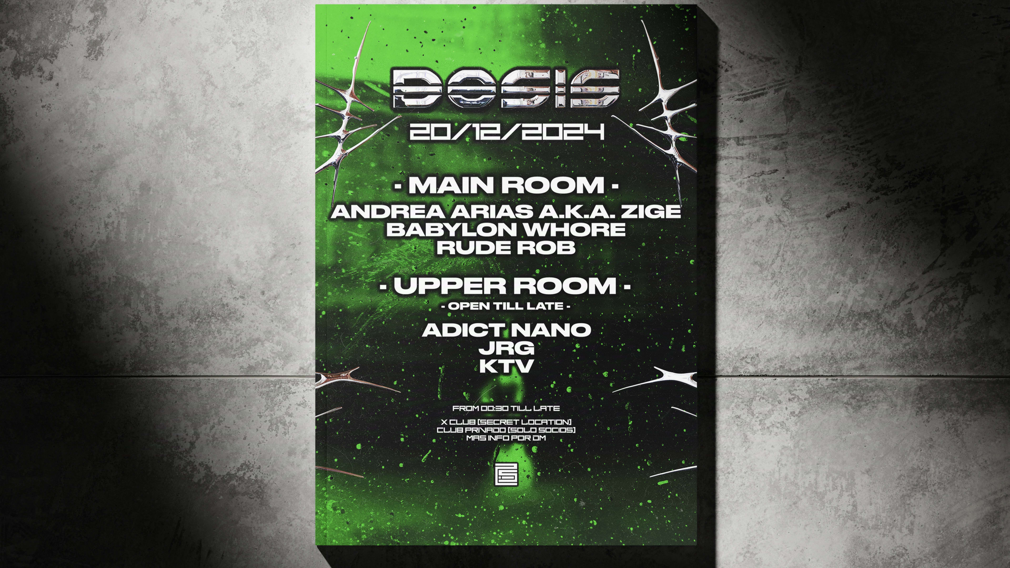 Dosis Klub At X Club With: Zige/Rude Rob/Babylon Whore/...