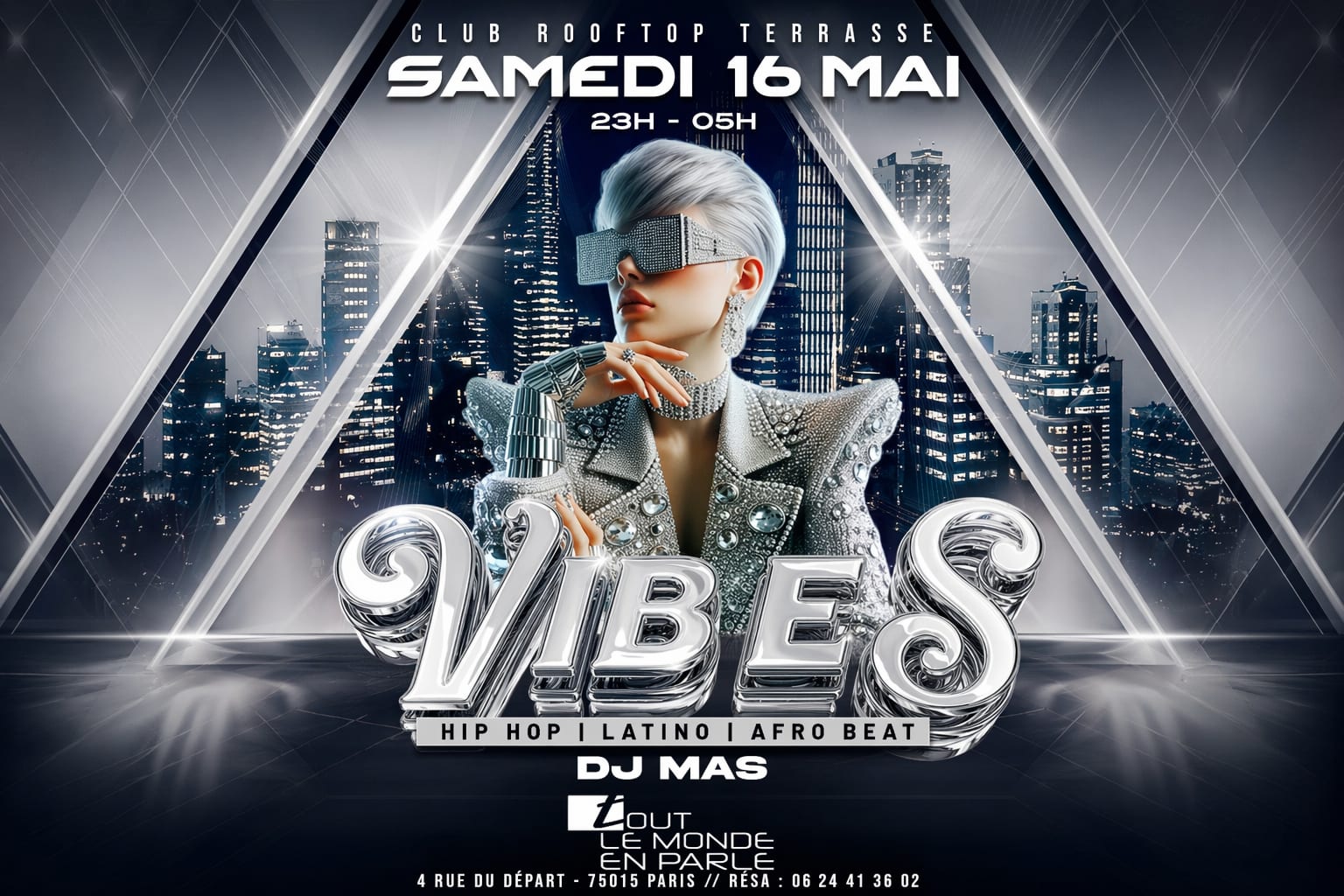 Soiree Vibes Club Rooftop , Hiphop ,Afrobeat , Latino