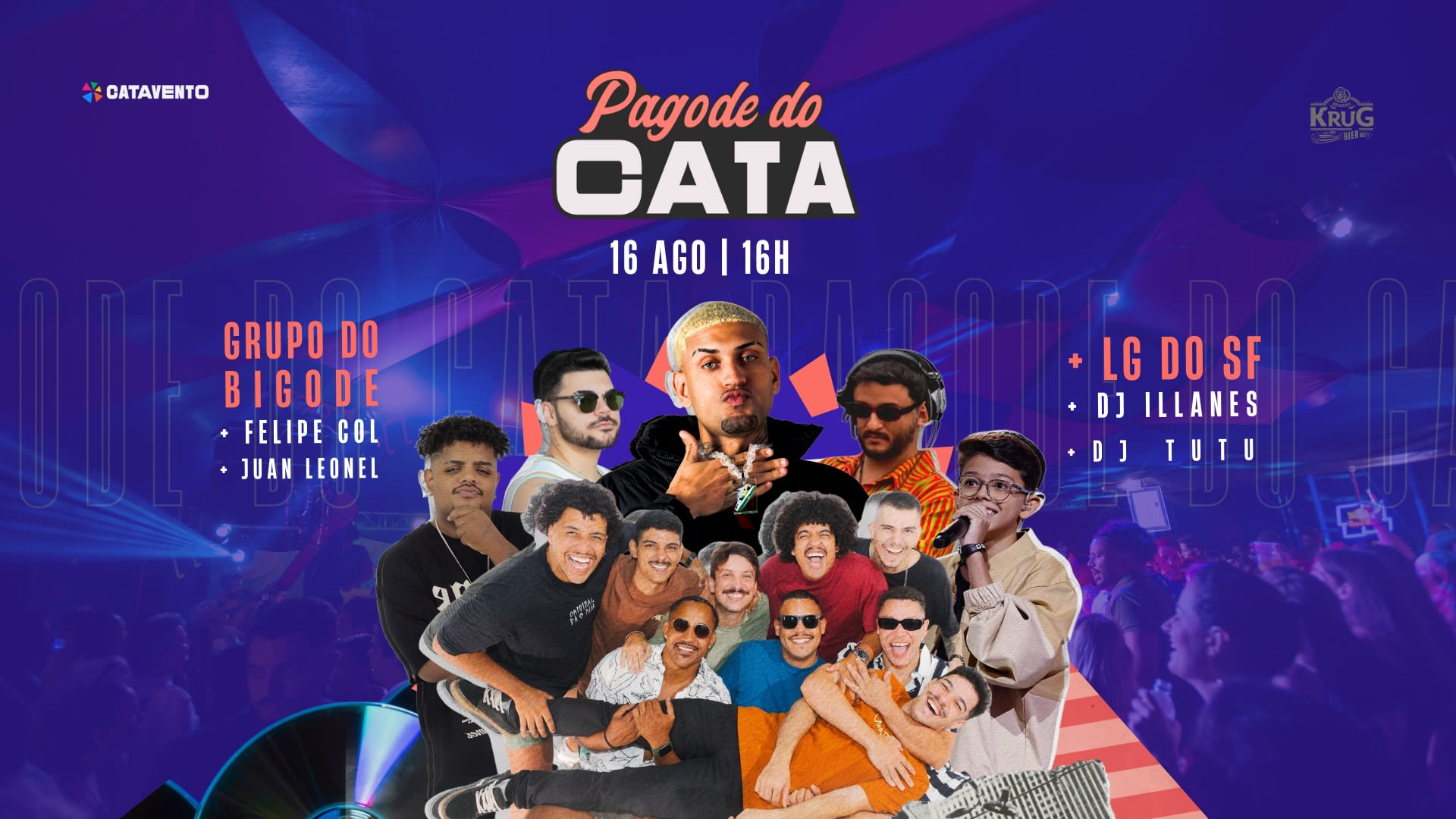 Pagode Do Cata - Dj Lg Do Sf - Grupo Do Bigode - 16.08