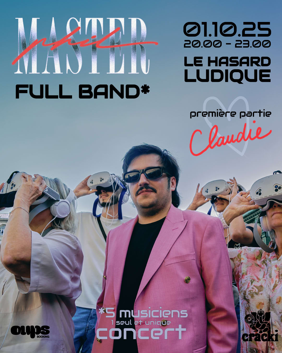 Master Phil Live "Full Band" + Claudie