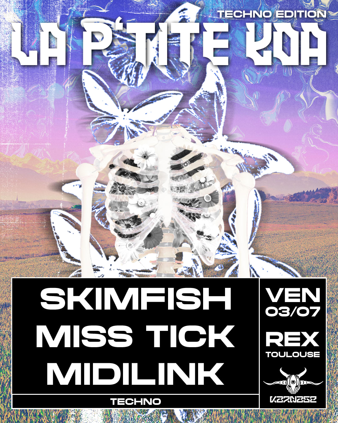 La P'tite Koa (Techno) W/ Skimfish, Miss Tick, Midilink