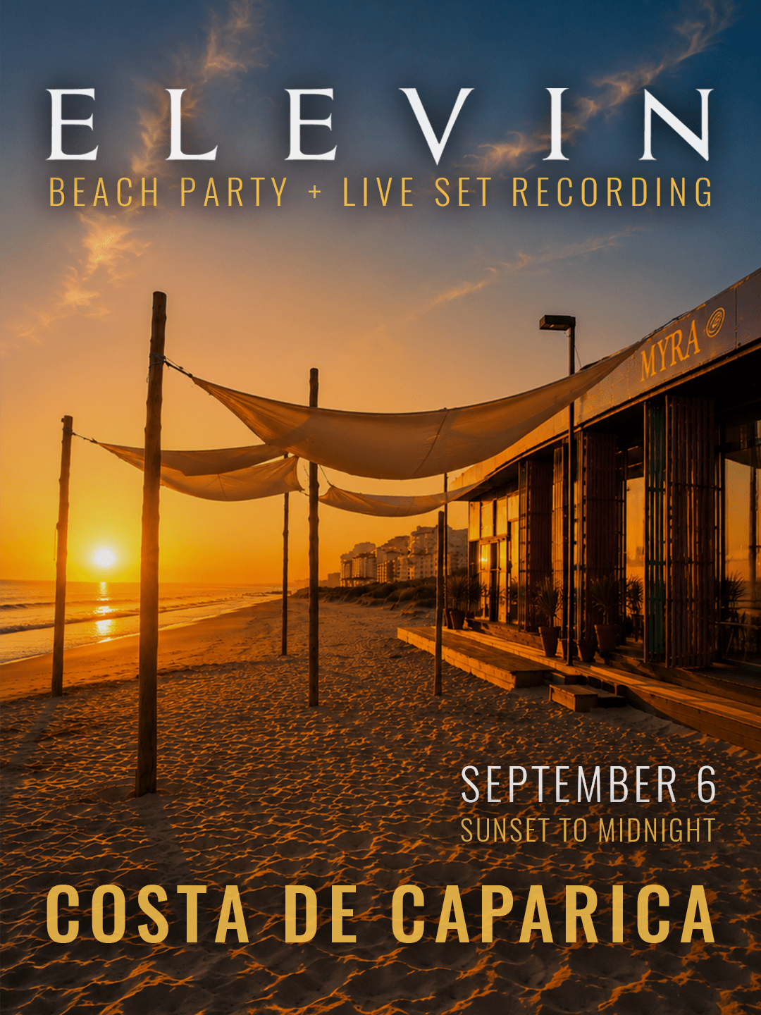 Elevin Beach Party + Live Set Recording At Costa De Caparica