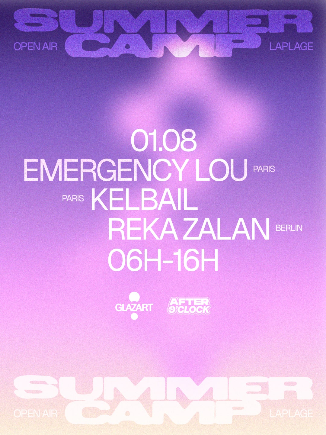 After O'clock X La Plage Open Air : Reka Zalan & More