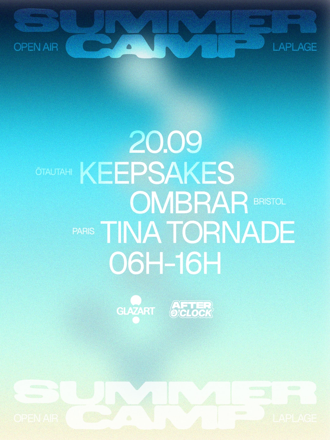 After O'clock X La Plage Open Air : Keepsakes, Ombrar & More