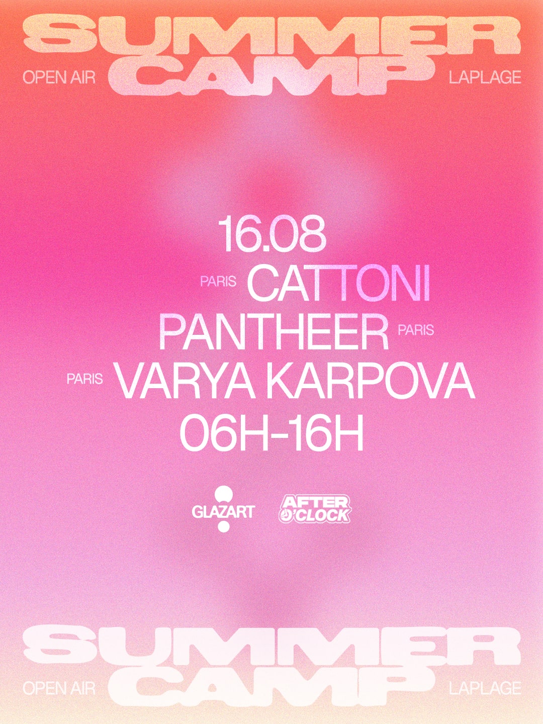 After O'clock X La Plage Open Air : Varya Karpova & More