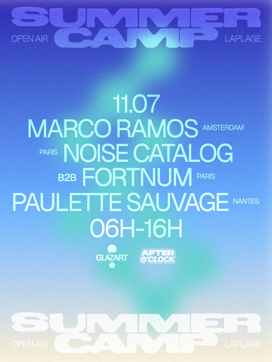 After O'clock X La Plage Open Air : Marco Ramos & More