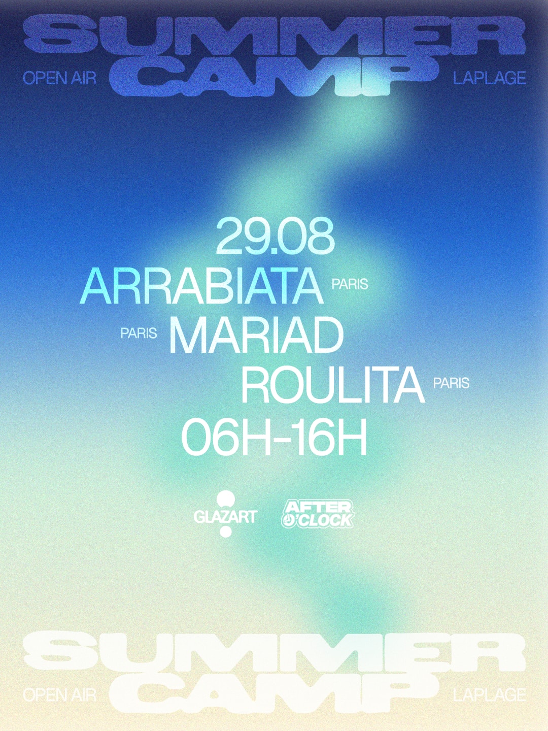 After O'clock X La Plage Open Air : Roulita, Arrabiata ...