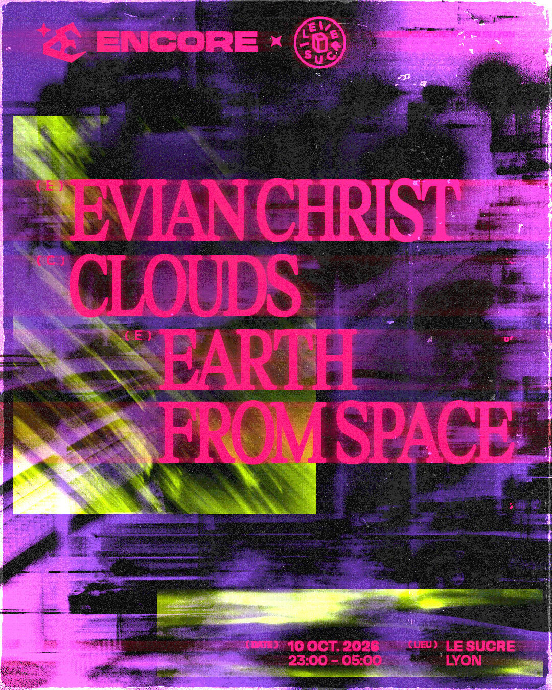 Club Encore : Evian Christ, Clouds, Earth From Space