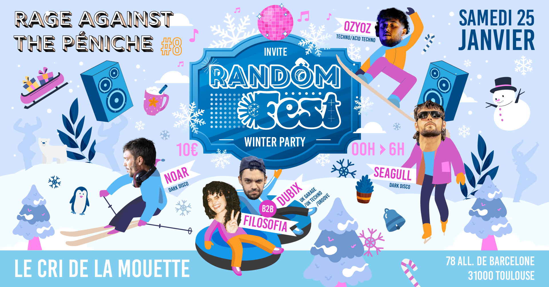 Rage Against The Péniche Invite Random Fest