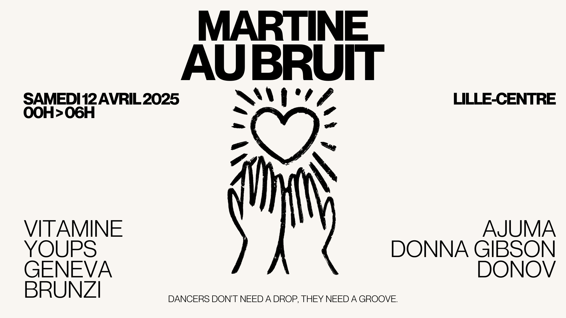 Martine Au Bruit Invite Vitamine, Ajuma, Youps, Geneva...