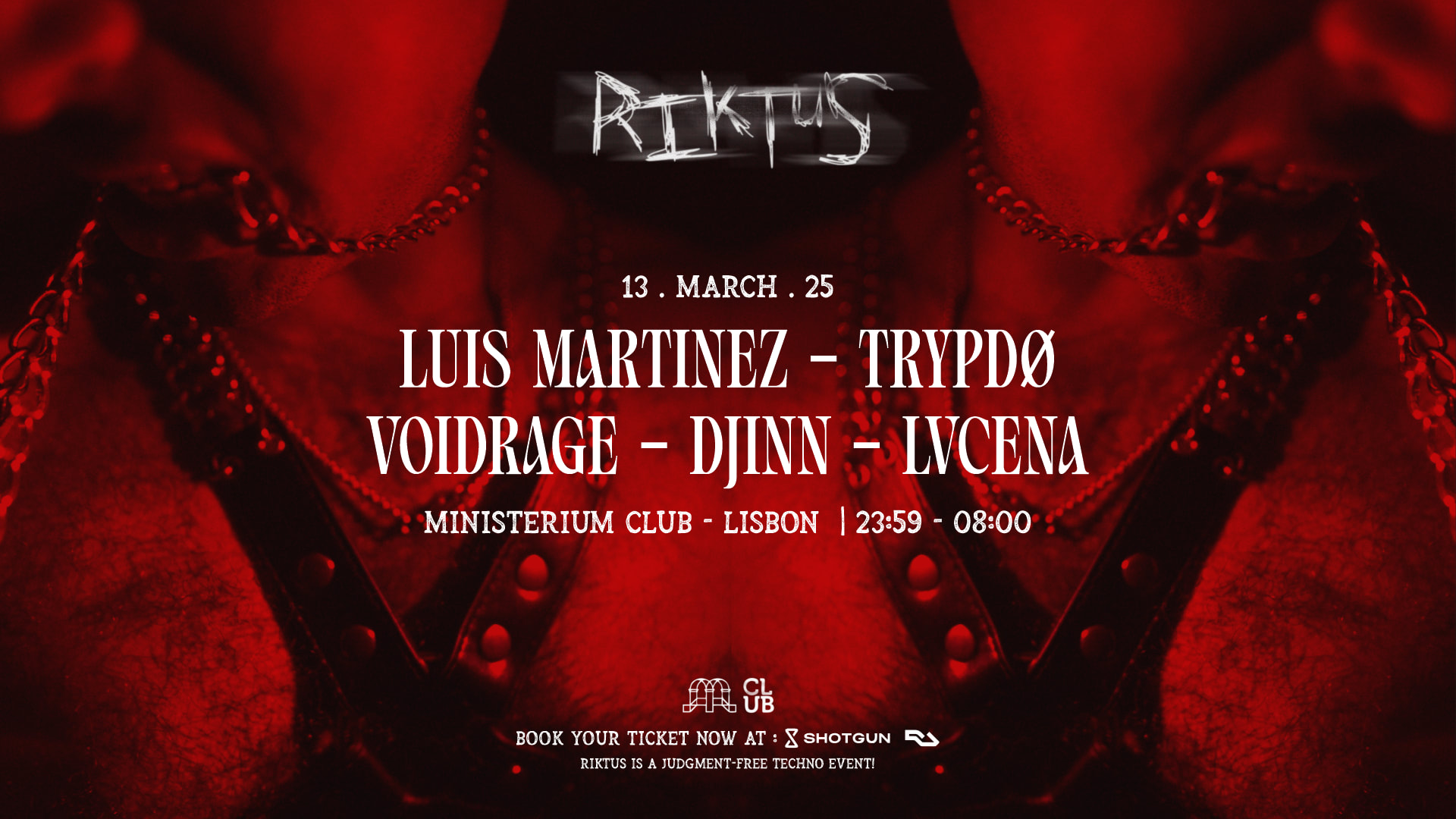 Riktus With Luis Martinez, Trypdø, Voidrage, Djinn & Lvcena