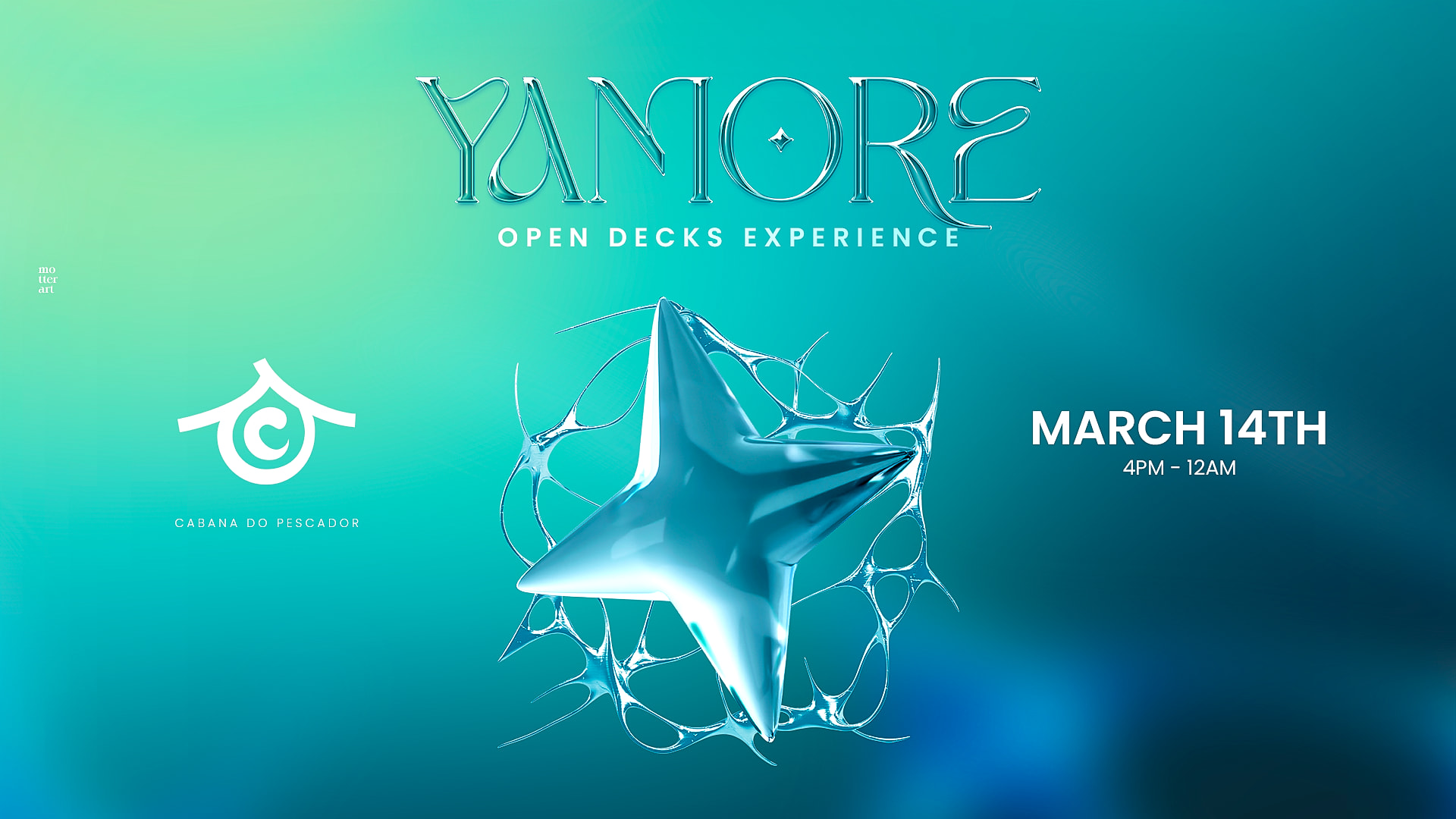 Yamore X Cabana March 14th | Open Decks Experience