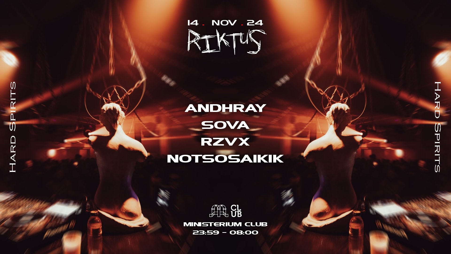 Riktus - Hard Spirits W/ Andhray, Sova, Rzvx And Notsosaikik